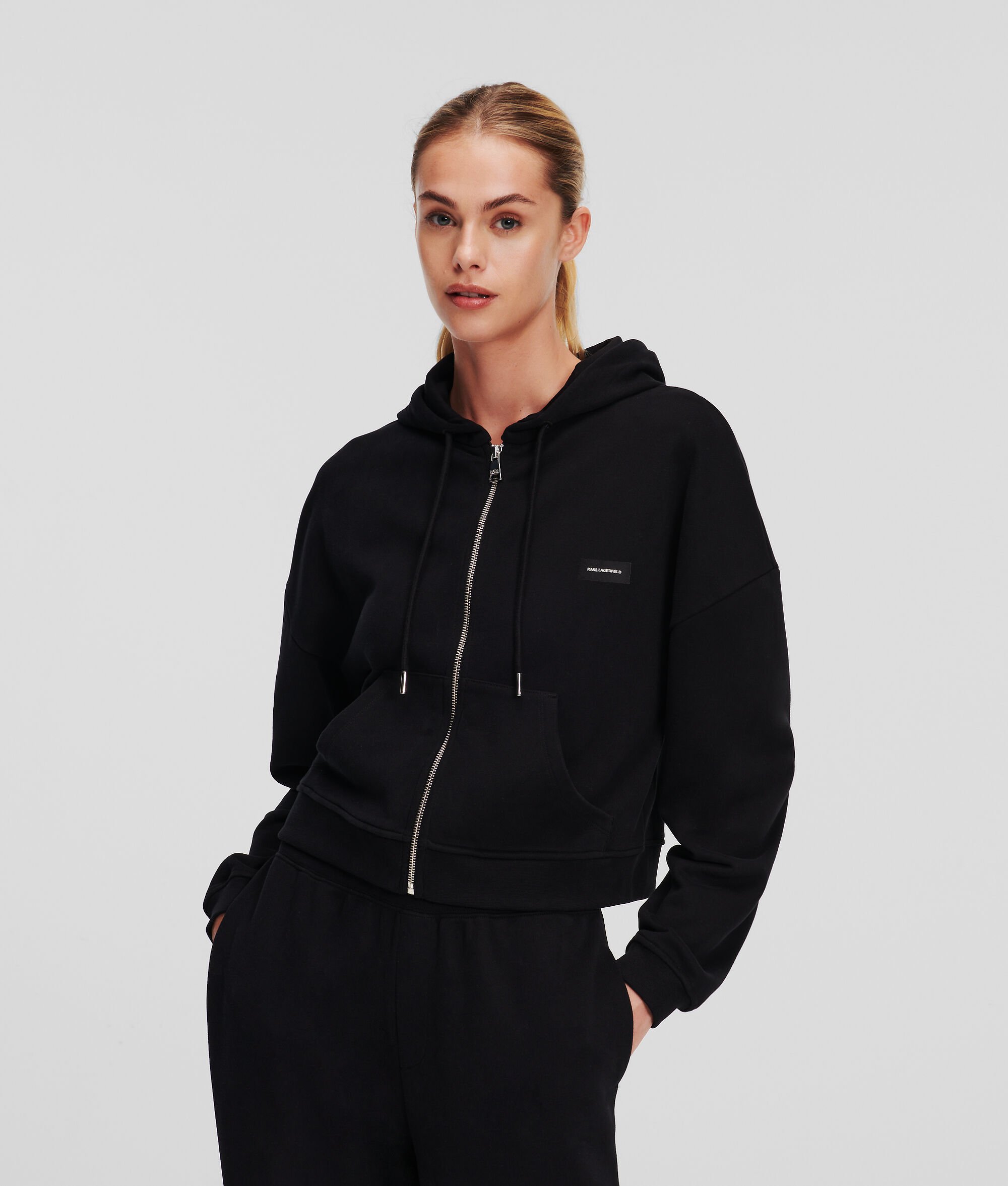 (image for) Fashionable Essential Logo Zip Up LOUNGEWEAR Hoodie